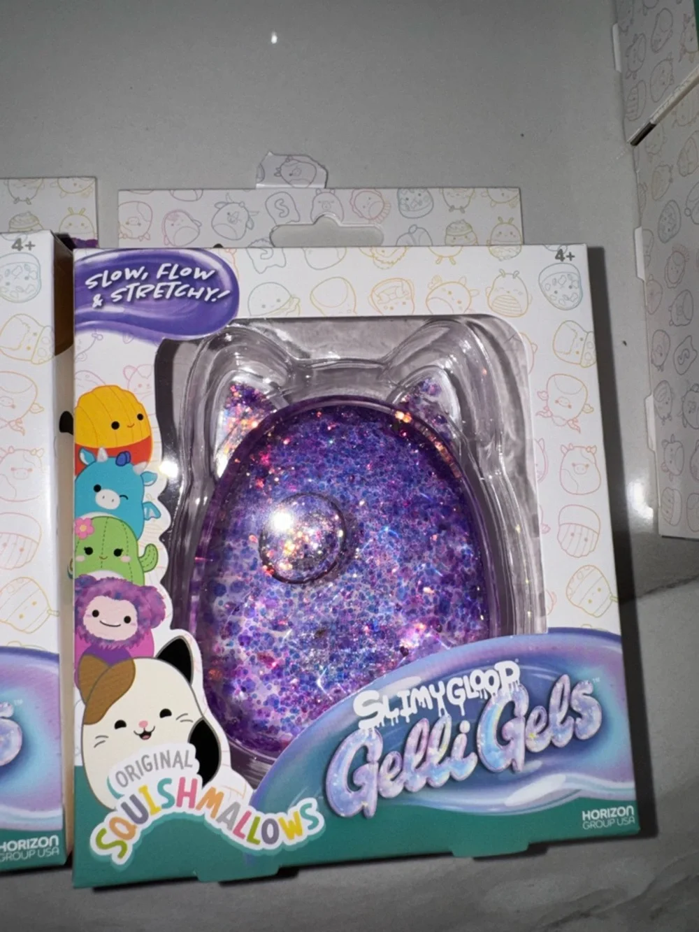 Squishmallows Glitter slimy glood gelli  Gels Packs  - Blue, pink , Purple